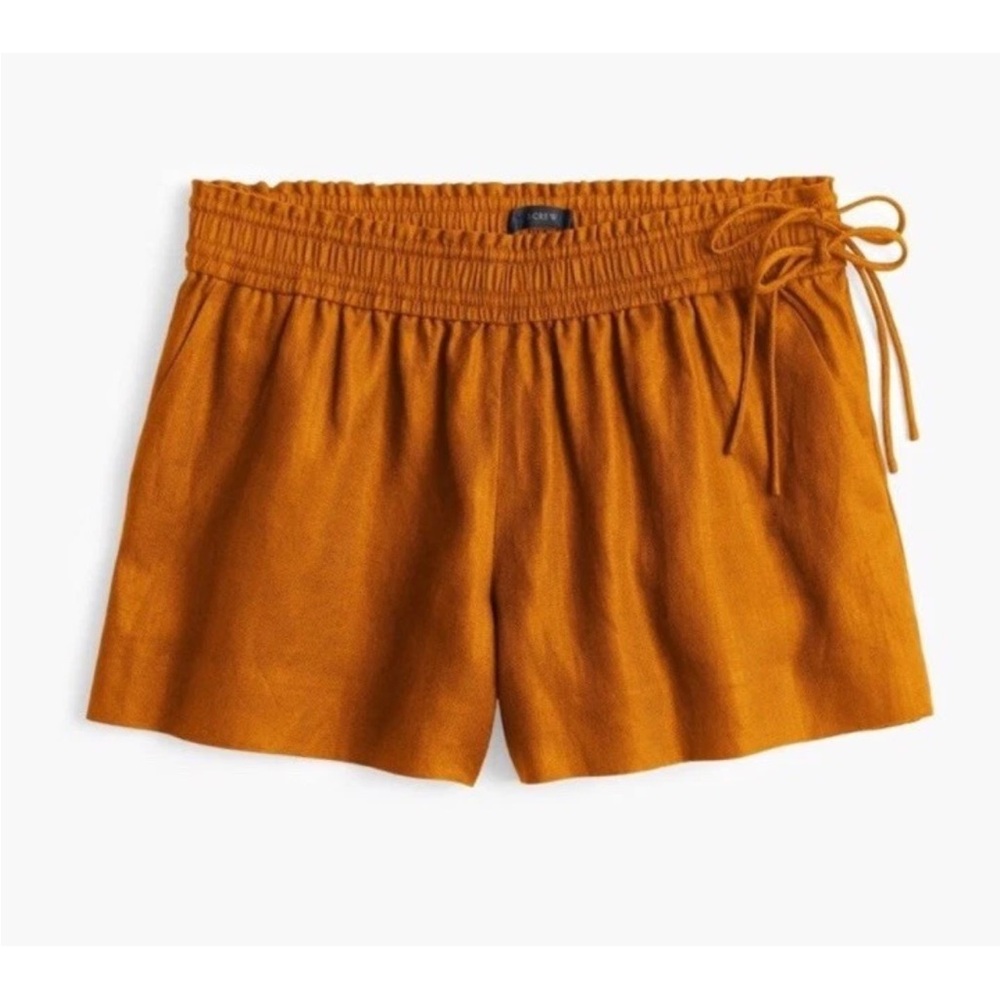 J. Crew High Waist Orange Shorts